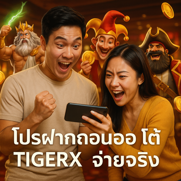 โปรฝากถอนออโต้ TIGERX จ่ายจริง