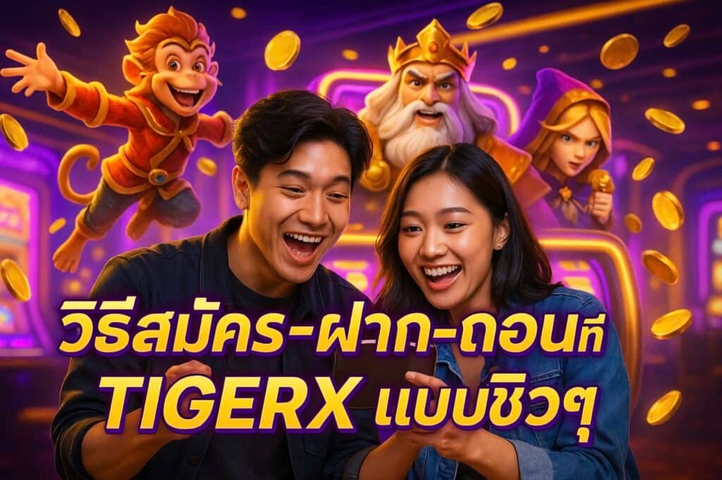 วิธีสมัคร-ฝาก-ถอนที่ TIGERX แบบชิวๆ