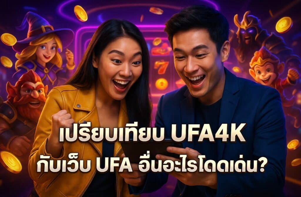 เปรียบเทียบ UFA4K กับเว็บ UFA อื่นอะไรโดดเด่น