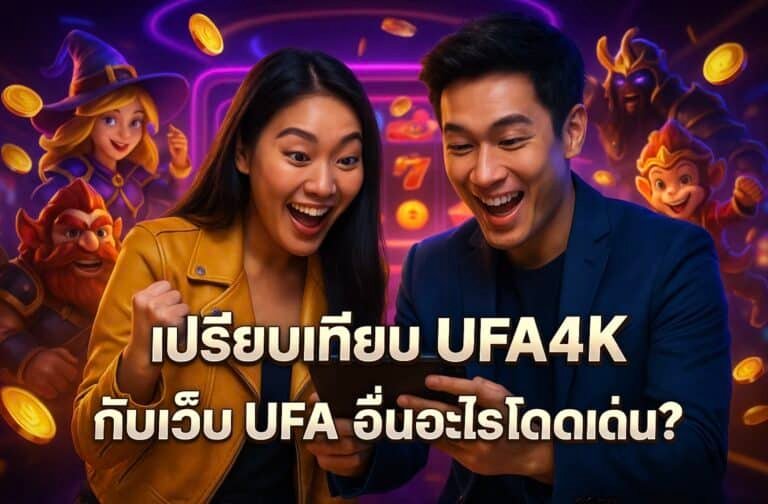 เปรียบเทียบ UFA4K กับเว็บ UFA อื่นอะไรโดดเด่น