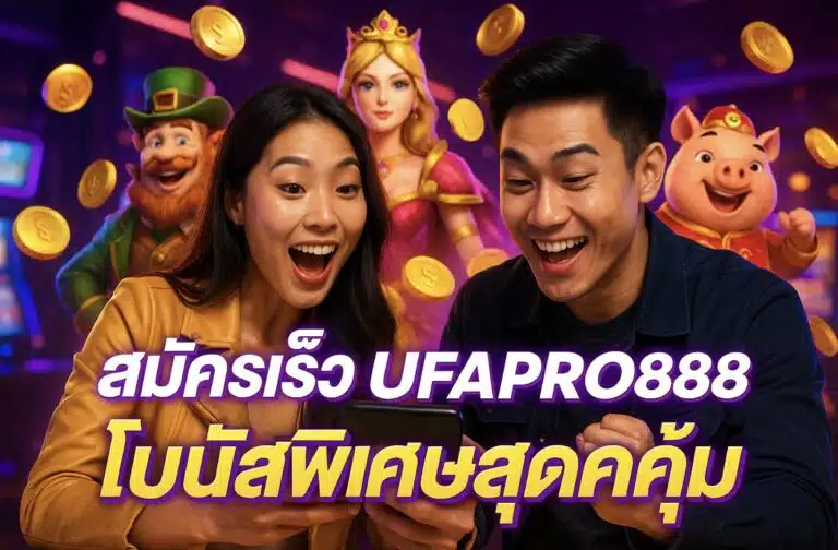 สมัครเร็ว UFAPRO888 โบนัสพิเศษสุดคุ้ม